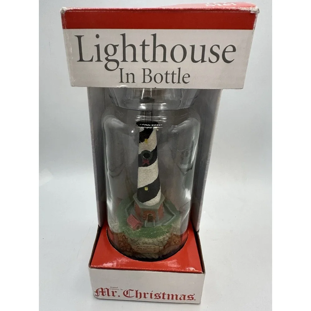 Mr. Cape‎ Hatteras  Holiday Lighthouse Animated W/Sea Sounds VTG 2003 NEW